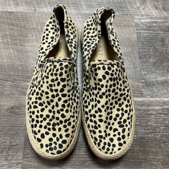 ESPRIT Animal Print Slip On Shoes Size 7.5 - Picture 1 of 7